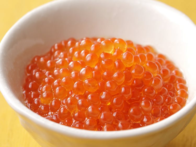 The best salmon roe is called ikura, which is a japanese preparation for caviar.