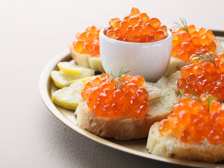 Our Ikura Salmon roe caviar is packed in 2 oz. glass jars making it a very convenient and economical way for anyone to enjoy. 