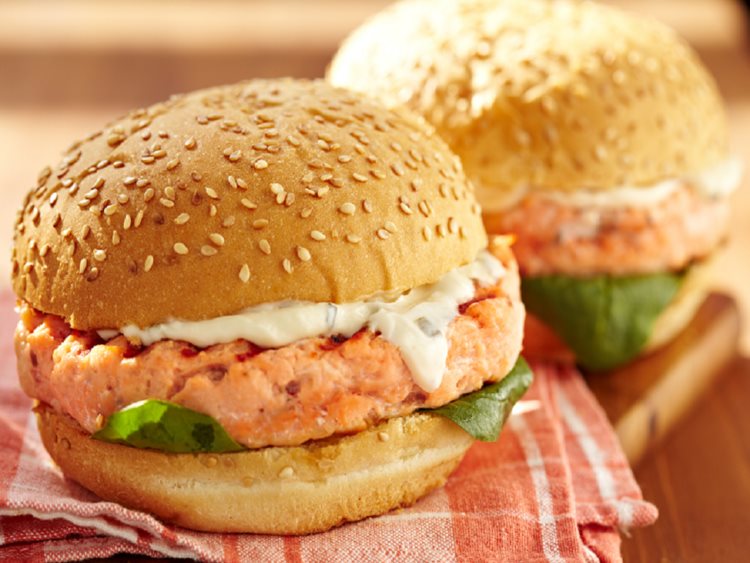 Red Troll King Salmon Burger Meat is excellent simply sauteed for 1-2 minutes with minced garlic, sea salt and butter.
