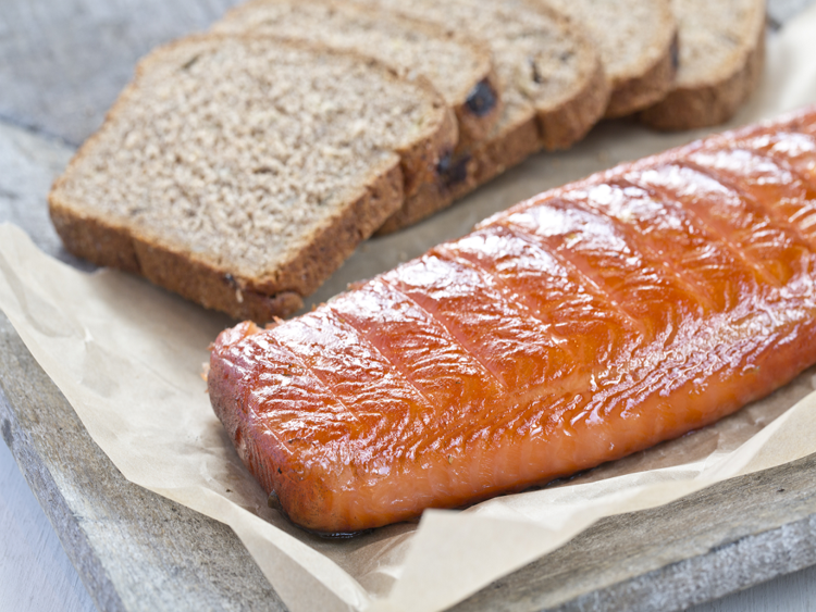 Smoked King Salmon Portions are moist, all natural and delicious.
