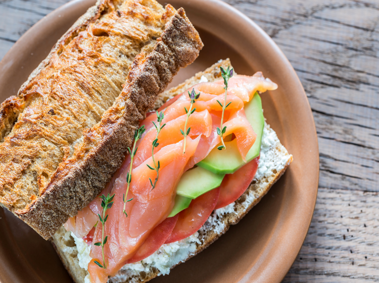 Our cold smoked salmon for sale is thinly sliced and pairs well with capers, red onions, cream cheese and bagels.