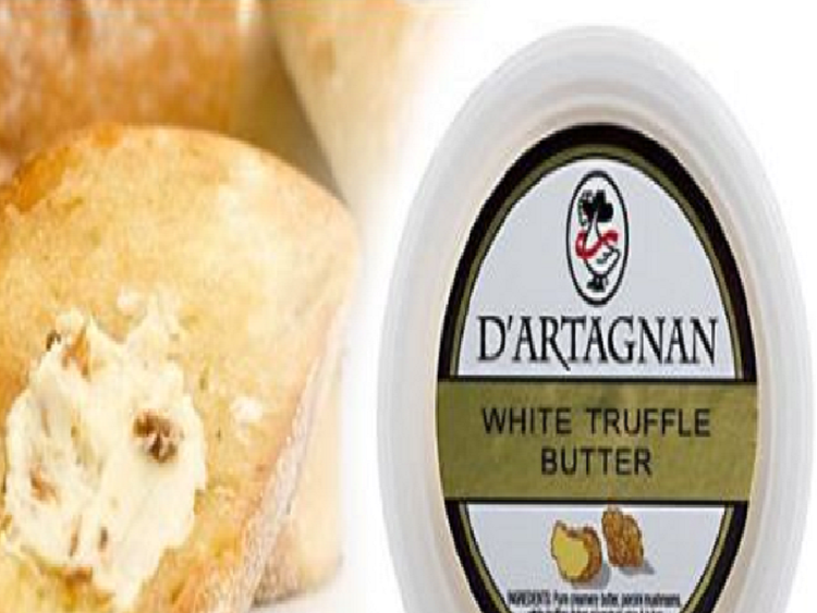 White Truffle Butter is excellent served with Alaskan King Crab or as a garnish on top of any fish.
